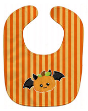 Load image into Gallery viewer, Halloween Pumpkin Bat Baby Bib BB6959BIB