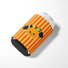 Load image into Gallery viewer, Halloween Pumpkin Bat Can or Bottle Hugger BB6959CC