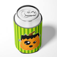 Load image into Gallery viewer, Halloween Pumpkin Frankenstein Can or Bottle Hugger BB6961CC