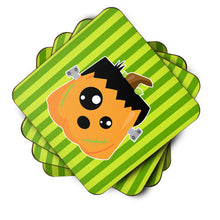 Load image into Gallery viewer, Halloween Pumpkin Frankenstein Foam Coaster  BB6961FC