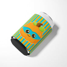 Load image into Gallery viewer, Halloween Pumpkin Superhero Can or Bottle Hugger BB6965CC