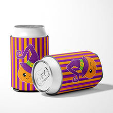 Load image into Gallery viewer, Halloween Pumpkin Witch Can or Bottle Hugger BB6967CC