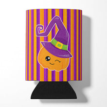 Load image into Gallery viewer, Halloween Pumpkin Witch Can or Bottle Hugger BB6967CC