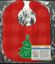 Load image into Gallery viewer, Christmas Tree Red Green Baby Bib BB6971BIB
