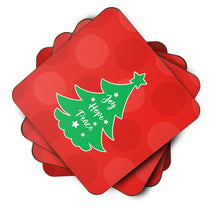 Load image into Gallery viewer, Christmas Tree Red Green Foam Coaster  BB6971FC