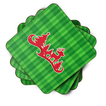 Load image into Gallery viewer, Christmas Tree Reindeer Green Foam Coaster  BB6973FC