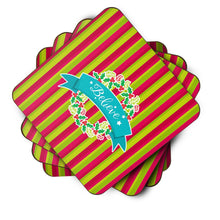 Load image into Gallery viewer, Christmas Wreath Believe Foam Coaster  BB6975FC
