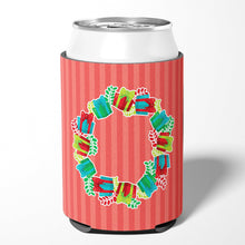 Load image into Gallery viewer, Christmas Wreath Presents Can or Bottle Hugger BB6976CC