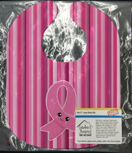 Load image into Gallery viewer, Breast Cancer Awareness Ribbon Face Baby Bib BB6978BIB