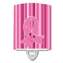 Load image into Gallery viewer, Breast Cancer Awareness Ribbon Face Ceramic Night Light BB6978CNL
