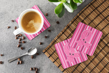 Load image into Gallery viewer, Breast Cancer Awareness Ribbon Face Foam Coaster  BB6978FC