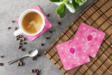 Load image into Gallery viewer, Breast Cancer Awareness Ribbon Balloons Foam Coaster  BB6979FC