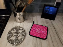 Load image into Gallery viewer, Breast Cancer Awareness Ribbon Believe Pot Holders - Set of 2 - Heat-Resistant Kitchen Essentials BB6980PTHD