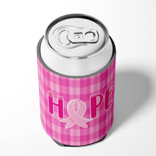 Load image into Gallery viewer, Breast Cancer Awareness Ribbon Hope Can or Bottle Hugger BB6981CC