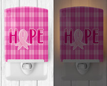 Load image into Gallery viewer, Breast Cancer Awareness Ribbon Hope Ceramic Night Light BB6981CNL