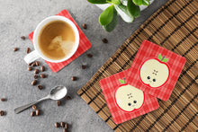 Load image into Gallery viewer, Apple Face Foam Coaster  BB6983FC
