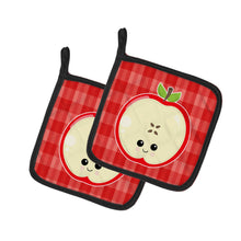 Load image into Gallery viewer, Apple Face Pot Holders - Set of 2 - Heat-Resistant Kitchen Essentials BB6983PTHD