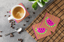 Load image into Gallery viewer, Watermelon Face Foam Coaster  BB6987FC