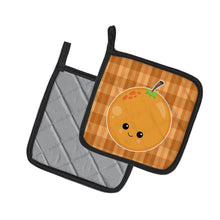 Load image into Gallery viewer, Orange Face Pot Holders - Set of 2 - Heat-Resistant Kitchen Essentials BB6991PTHD