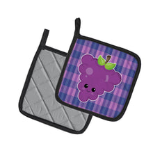 Load image into Gallery viewer, Grape Face Pot Holders - Set of 2 - Heat-Resistant Kitchen Essentials BB6994PTHD