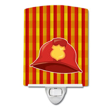 Load image into Gallery viewer, Fireman's Hat Ceramic Night Light BB6997CNL