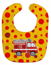 Load image into Gallery viewer, Fireman's Firetruck Baby Bib BB6998BIB