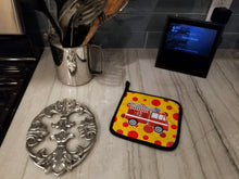 Load image into Gallery viewer, Fireman's Firetruck Pot Holders - Set of 2 - Heat-Resistant Kitchen Essentials BB6998PTHD