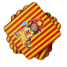 Load image into Gallery viewer, Fireman Girl Foam Coaster  BB7000FC