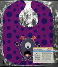 Load image into Gallery viewer, Little Monster Grape Gordo Baby Bib BB7002BIB