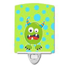 Load image into Gallery viewer, Little Monster Greenie Doodle Ceramic Night Light BB7003CNL