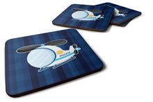 Load image into Gallery viewer, Police Helicopter Foam Coaster  BB7008FC