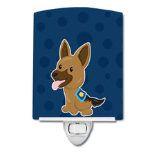 Load image into Gallery viewer, Police German Shepherd Ceramic Night Light BB7010CNL