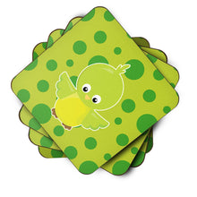 Load image into Gallery viewer, Bird on Green Polkadots Foam Coaster  BB7012FC