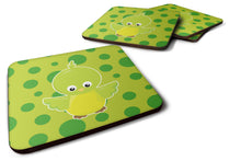 Load image into Gallery viewer, Bird on Green Polkadots Foam Coaster  BB7012FC