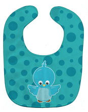 Load image into Gallery viewer, Bird on Blue Polkadots Baby Bib BB7013BIB