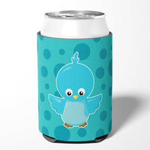 Load image into Gallery viewer, Bird on Blue Polkadots Can or Bottle Hugger BB7013CC