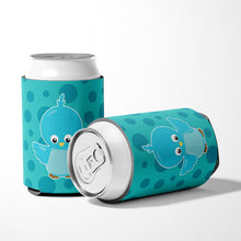 Load image into Gallery viewer, Bird on Blue Polkadots Can or Bottle Hugger BB7013CC