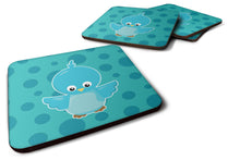 Load image into Gallery viewer, Bird on Blue Polkadots Foam Coaster  BB7013FC