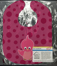 Load image into Gallery viewer, Bird on Pink Polkadots Baby Bib BB7014BIB