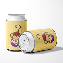 Load image into Gallery viewer, Monkey Reading Can or Bottle Hugger BB7015CC