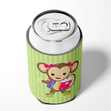 Load image into Gallery viewer, Monkey Going to School Can or Bottle Hugger BB7016CC