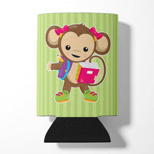 Load image into Gallery viewer, Monkey Going to School Can or Bottle Hugger BB7016CC