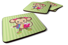 Load image into Gallery viewer, Monkey Going to School Foam Coaster  BB7016FC