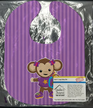 Load image into Gallery viewer, Monkey with Backpack Baby Bib BB7017BIB