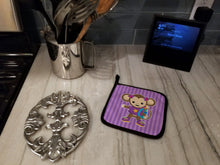 Load image into Gallery viewer, Monkey with Backpack Pot Holders - Set of 2 - Heat-Resistant Kitchen Essentials BB7017PTHD