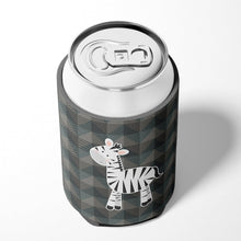 Load image into Gallery viewer, Zebra Can or Bottle Hugger BB7026CC