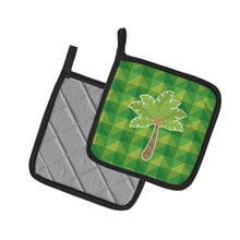 Load image into Gallery viewer, Palm Tree Pot Holders - Set of 2 - Heat-Resistant Kitchen Essentials BB7027PTHD