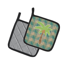 Load image into Gallery viewer, Palm Tree Pot Holders - Set of 2 - Heat-Resistant Kitchen Essentials BB7028PTHD