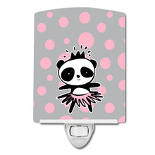 Load image into Gallery viewer, Panda Bear Ballerina Ceramic Night Light BB7035CNL