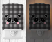 Load image into Gallery viewer, Panda Bear Face Ceramic Night Light BB7036CNL
